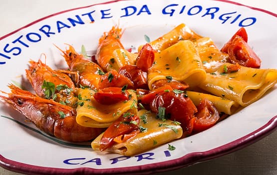 Paccheri ai frutti di mare Da Giorgio